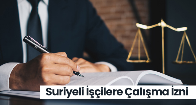 Suriyeli İşçilere Çalışma İzni